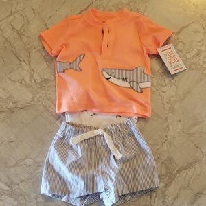 Carter's newborn beach outfit